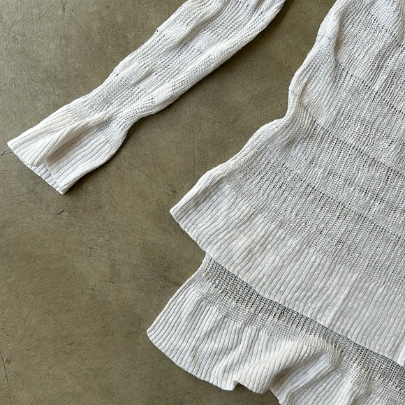 EILEEN FISHER lightweight linen long sleeve top - Picture 3 of 6